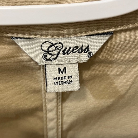 Guess Women's Beige Utility Jacket Light jacket perfect for layering . - Picture 2 of 7